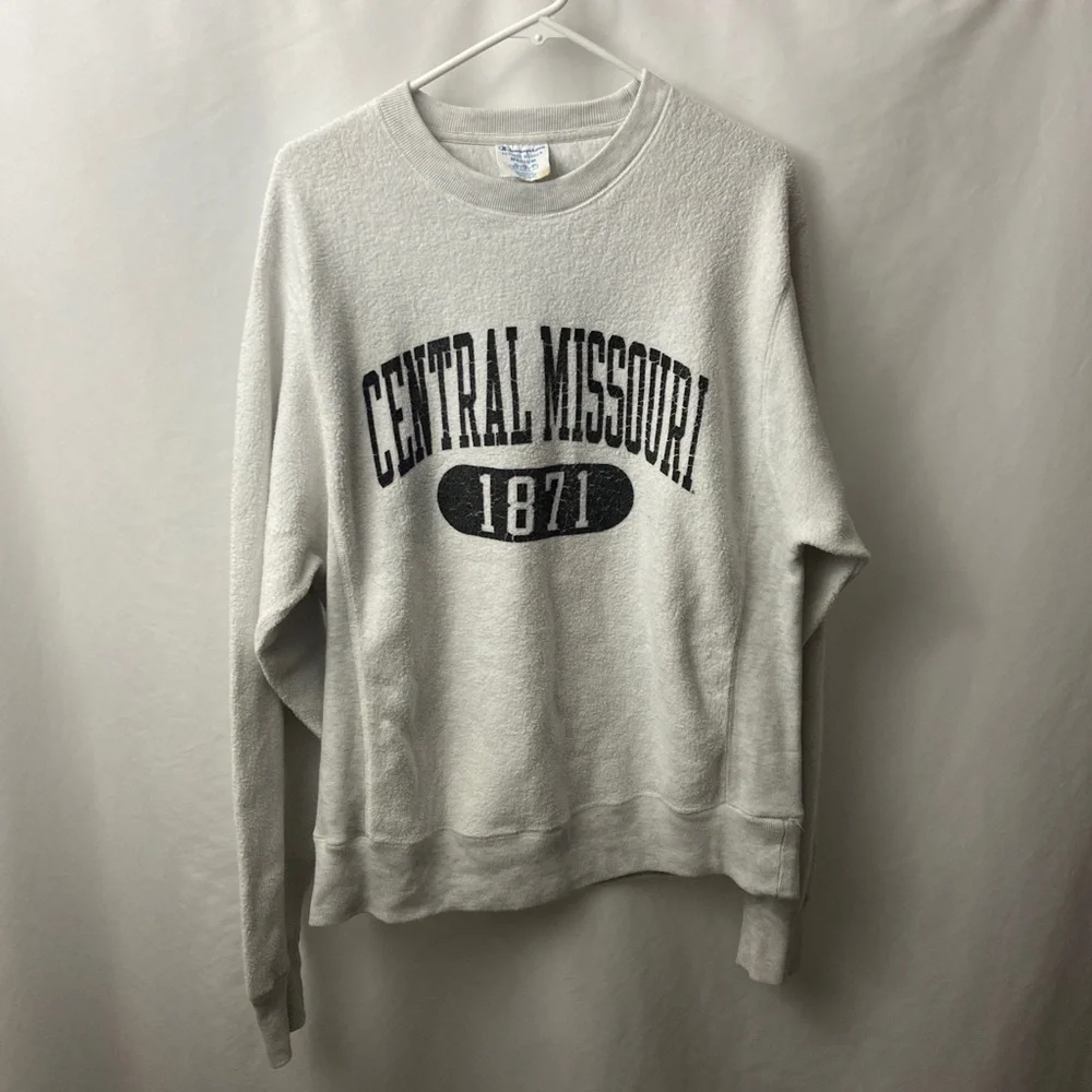 Central Missouri Reverse Weave Sz M Sweatshirt - Picture 2 of 11